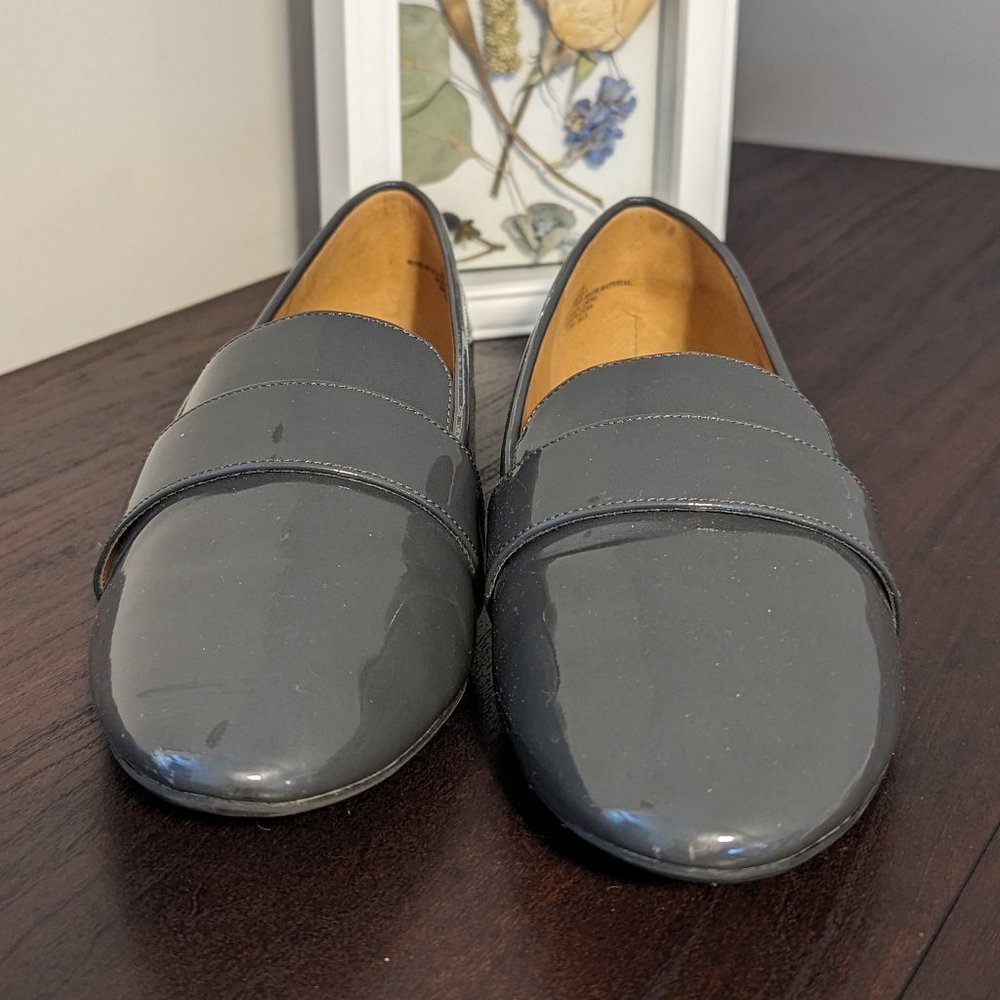 Women's Blue Gray Nine West Flats Size 11